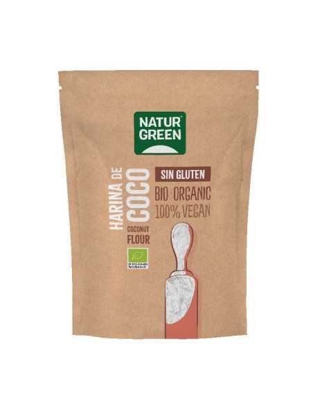 Harina de coco Bio s/gluten Bio 500g NaturGreen Harina de coco Bio s/gluten Bio 500g NaturGreen